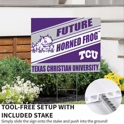 Texas Christian University Coroplast Yard Sign, Future Student