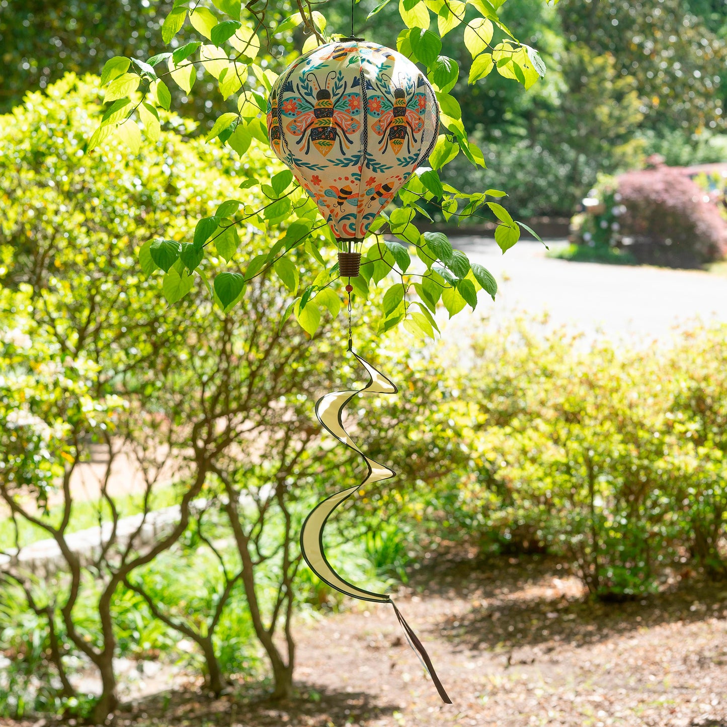 Patterned Bee Balloon Spinner