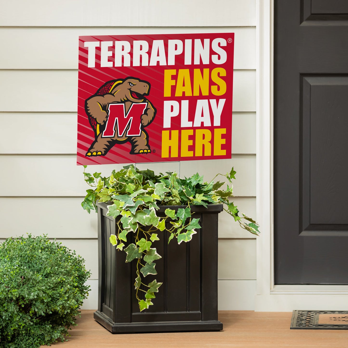 University of Maryland Coroplast Yard Sign "Fans Play Here"