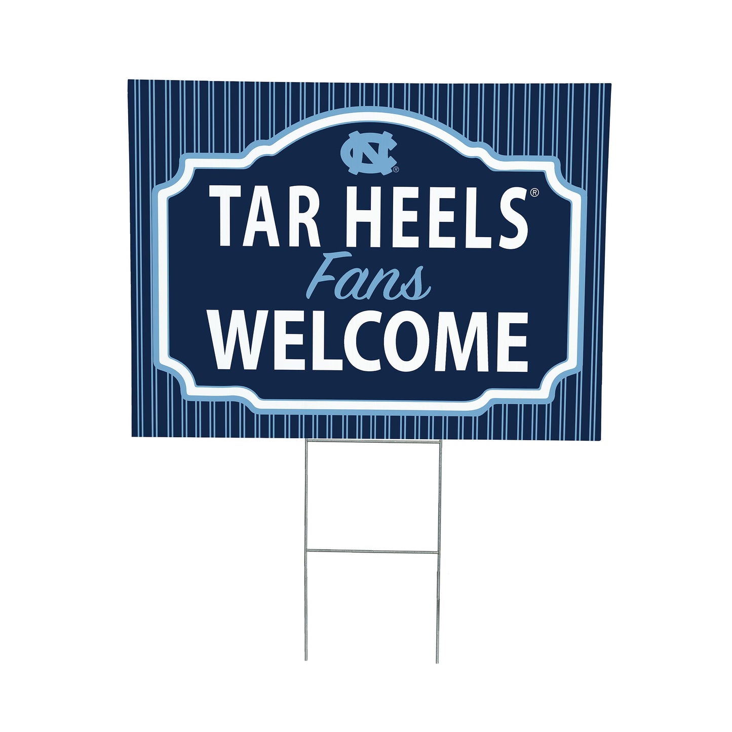 University of North Carolina Coroplast Yard Sign, "Fans Welcome"