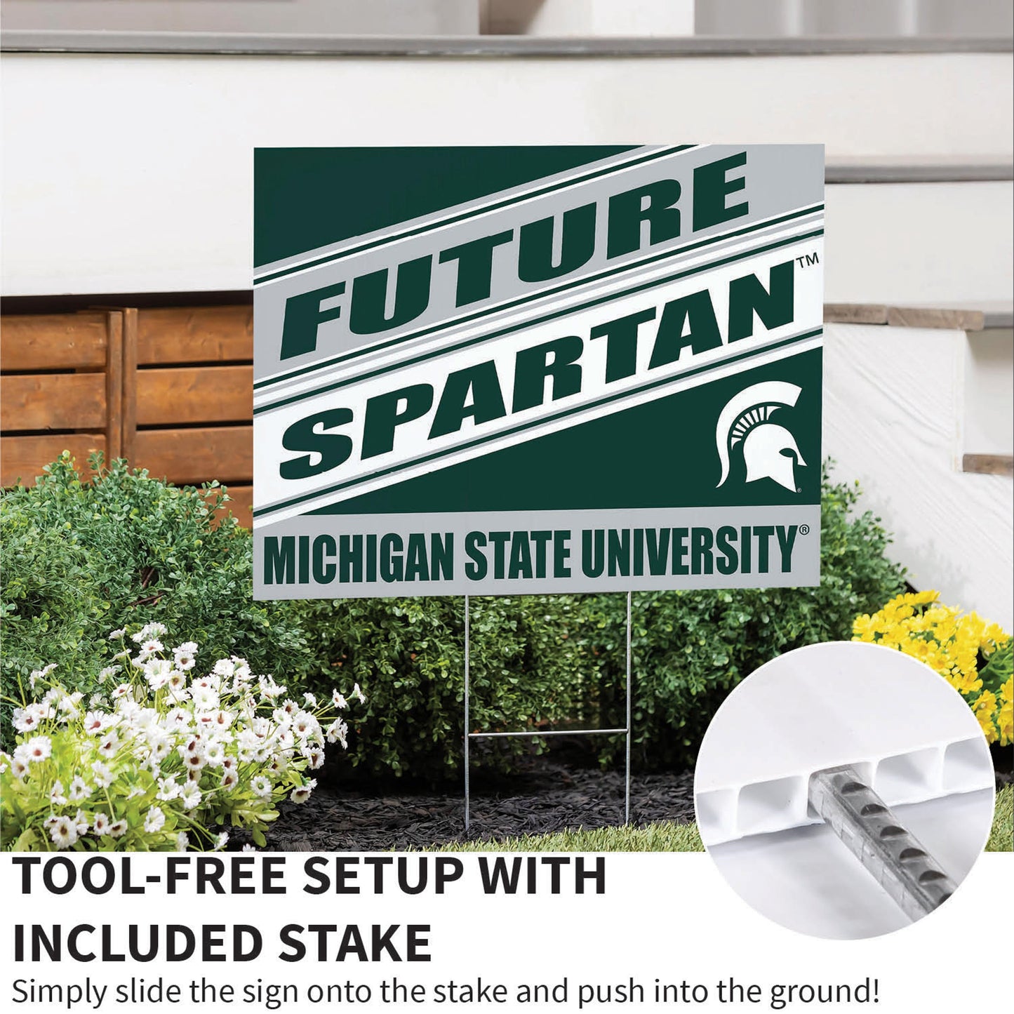 Michigan State University Coroplast Yard Sign, Future Student