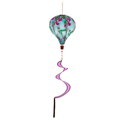 Decorative Garden Balloon Wind Spinner, Hummingbird