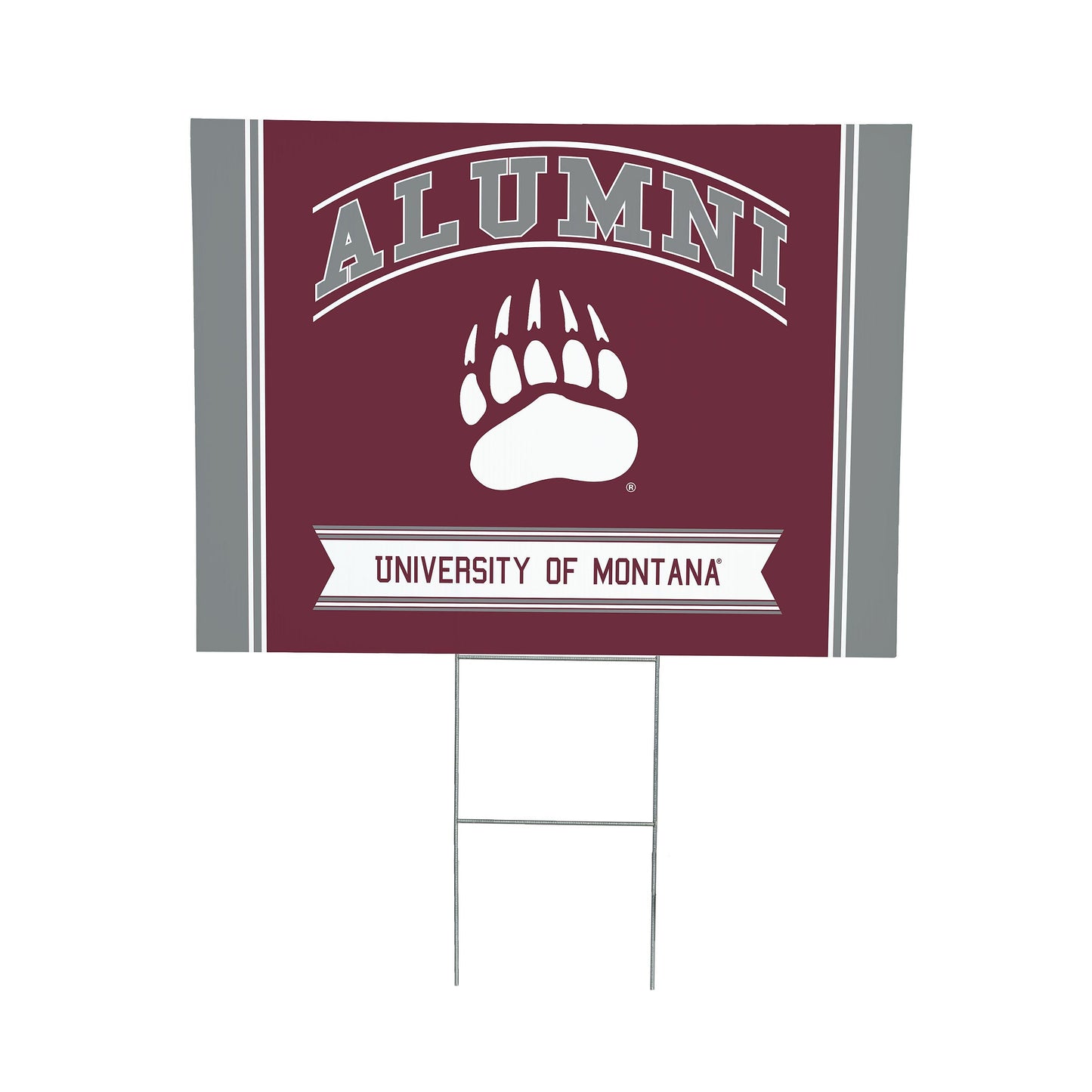 University of Montana Coroplast Yard Sign Alumni