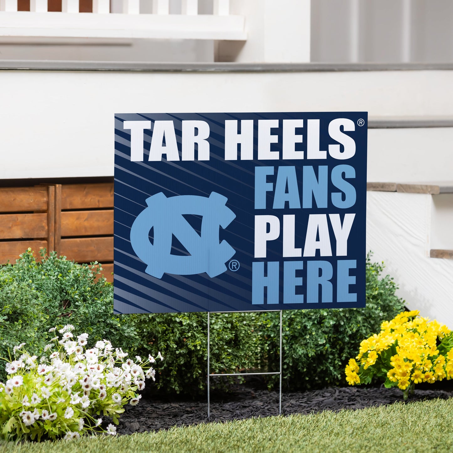 University of North Carolina Coroplast Yard Sign "Fans Play Here"