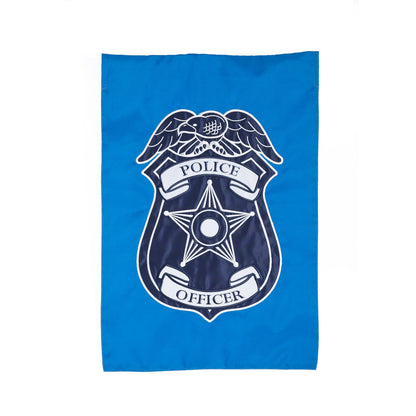 Police Department Garden Applique Flag