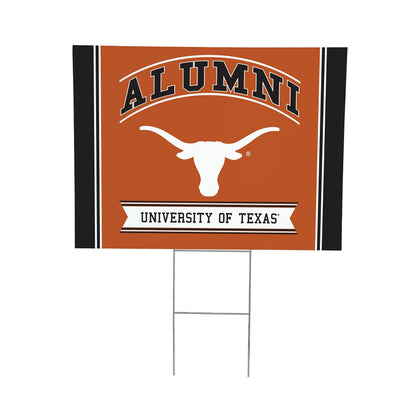 University of Texas Coroplast Yard Sign Alumni
