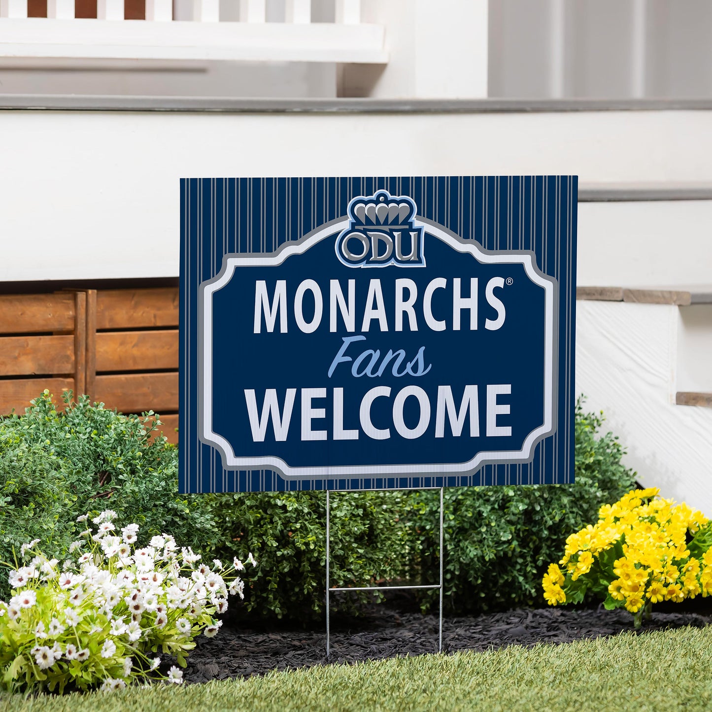 Old Dominion University Coroplast Yard Sign, "Fans Welcome"