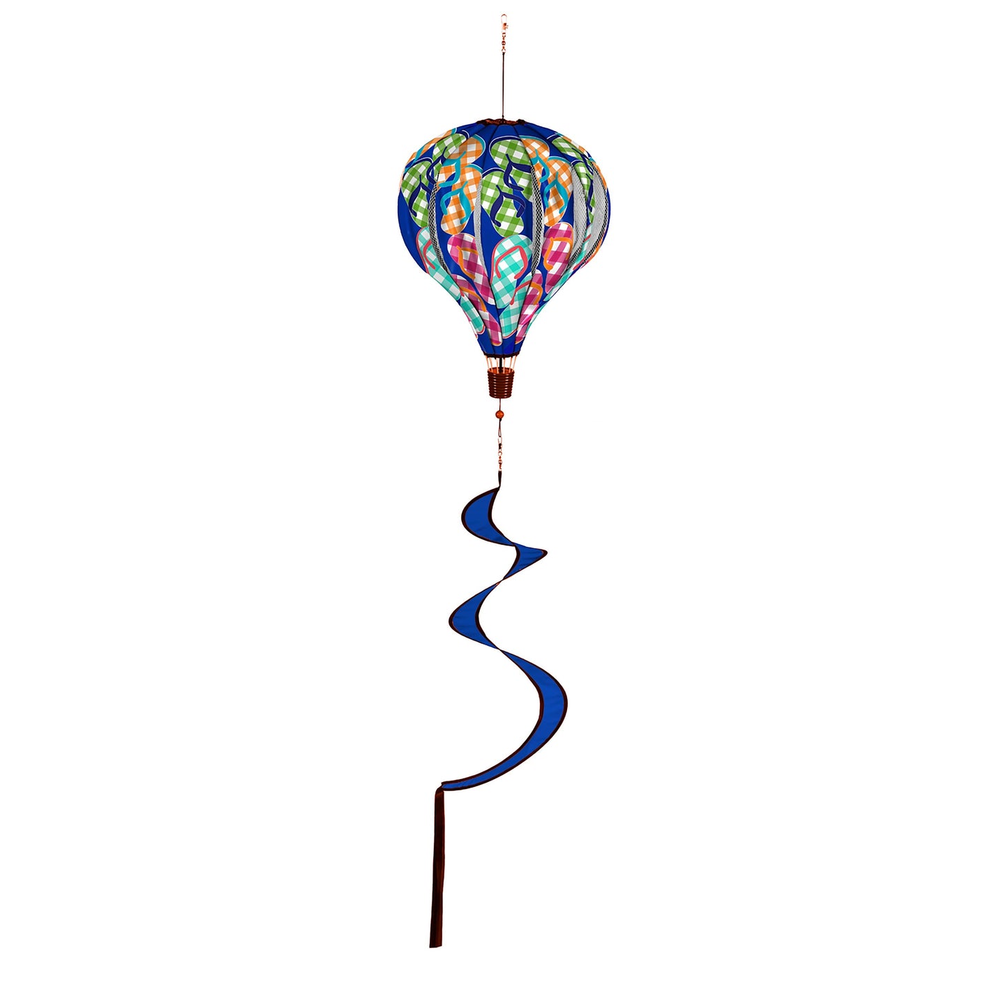 Plaid Flip Flops Balloon Spinner