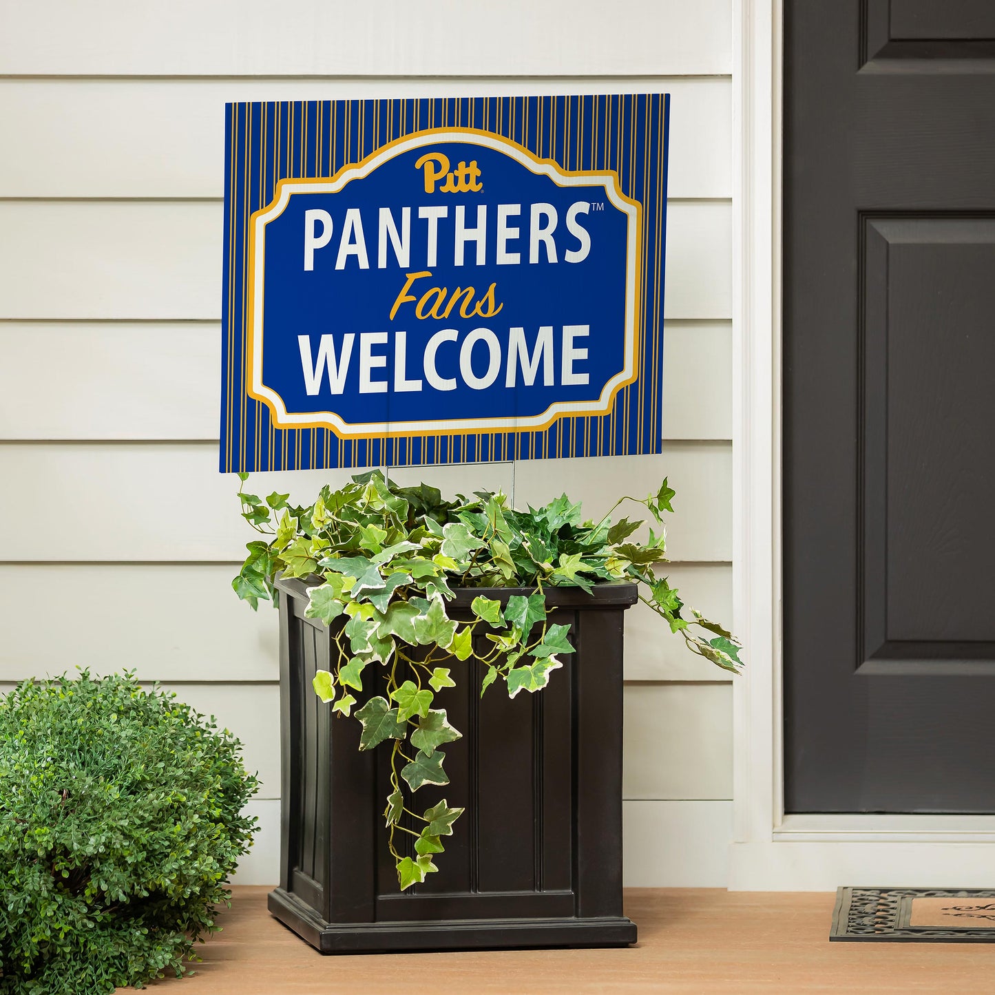 University of Pittsburgh Coroplast Yard Sign, "Fans Welcome"