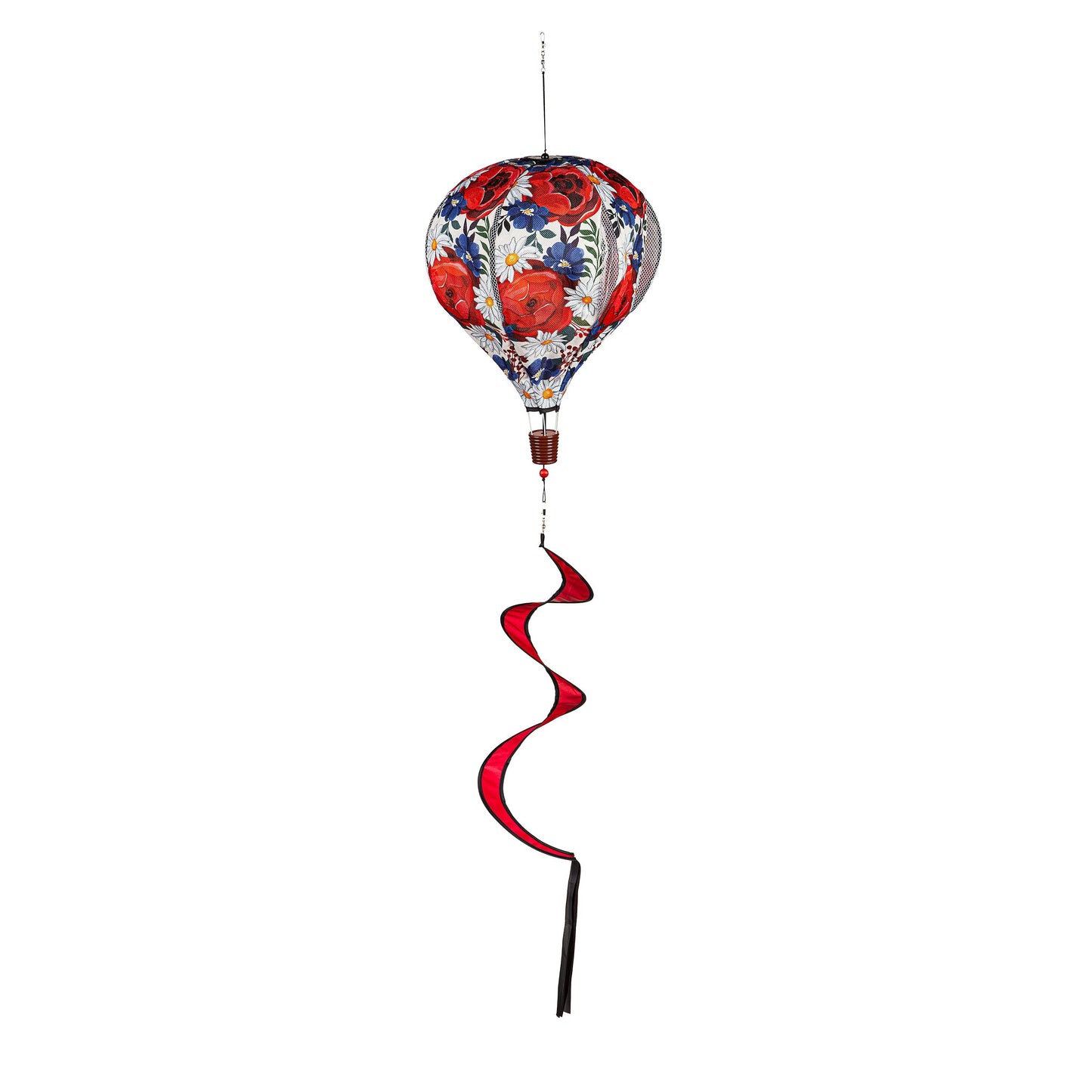 Patriotic Welcome to Our Home Burlap Balloon Spinner