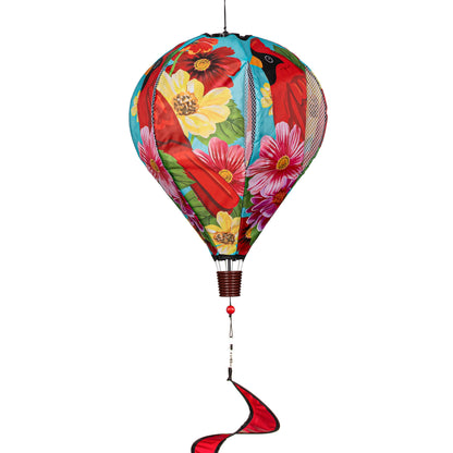 Bold Florals and Cardinal Balloon Spinner