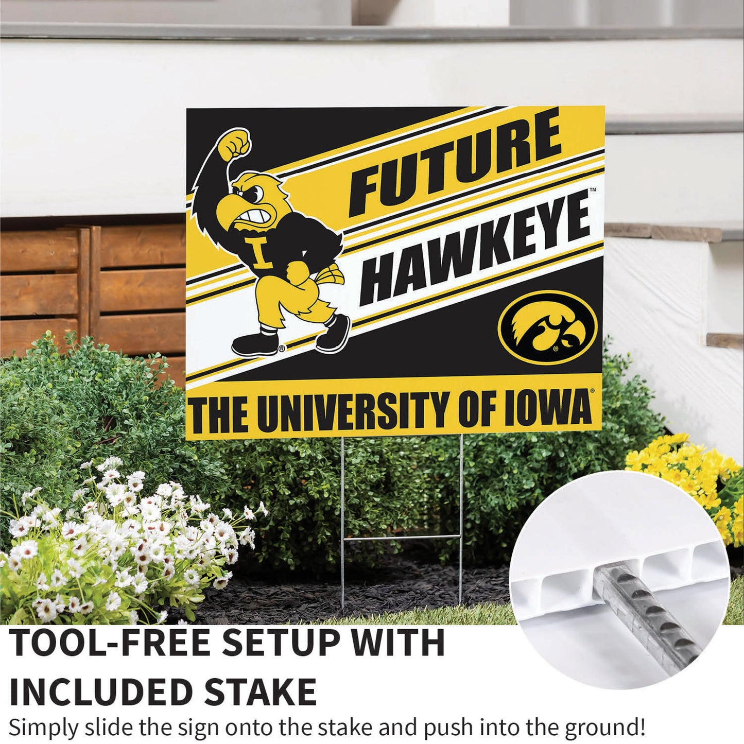University of Iowa Coroplast Yard Sign, Future Student