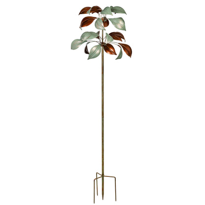 VivaStyle Wind Spinner, Verdigris & Copper Leaf, 96"H