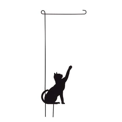 Decorative Garden Flag Stands, Cat