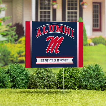 University of Mississippi Coroplast Yard Sign Alumni