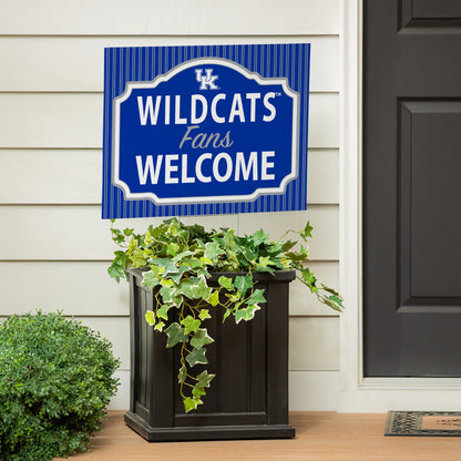 University of Kentucky Coroplast Yard Sign, "Fans Welcome"