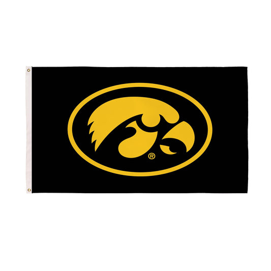 University of Iowa Single Sided Estate Flag with 2 Grommets, 3'x5'