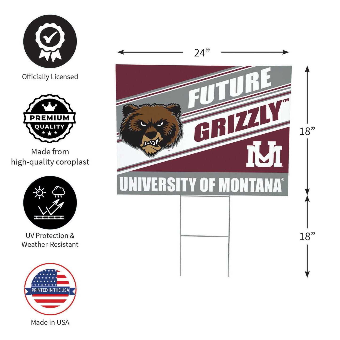 University of Montana Coroplast Yard Sign, Future Student
