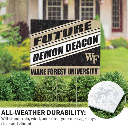 Wake Forest University Coroplast Yard Sign, Future Student
