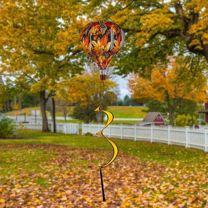 Fall Friends Burlap Balloon Spinner, Fall Foliage