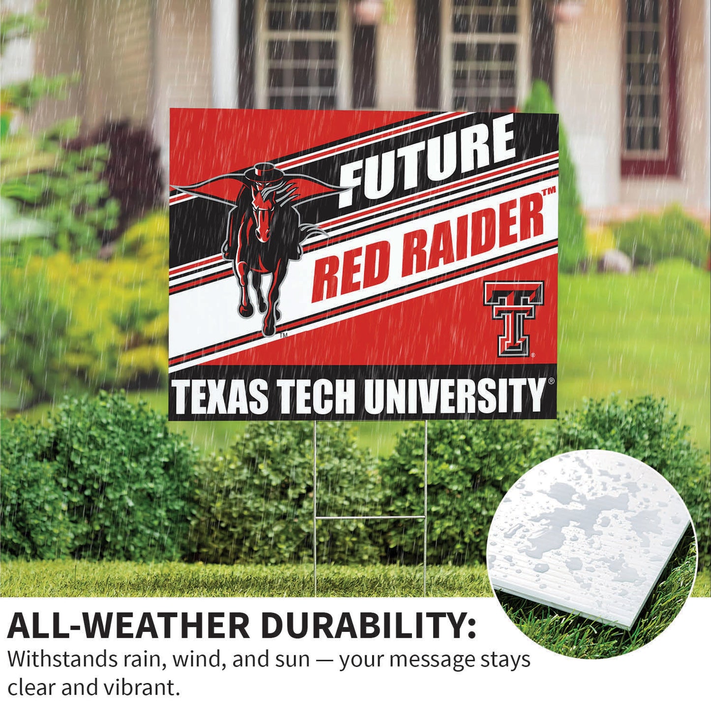 Texas Tech University Coroplast Yard Sign, Future Student
