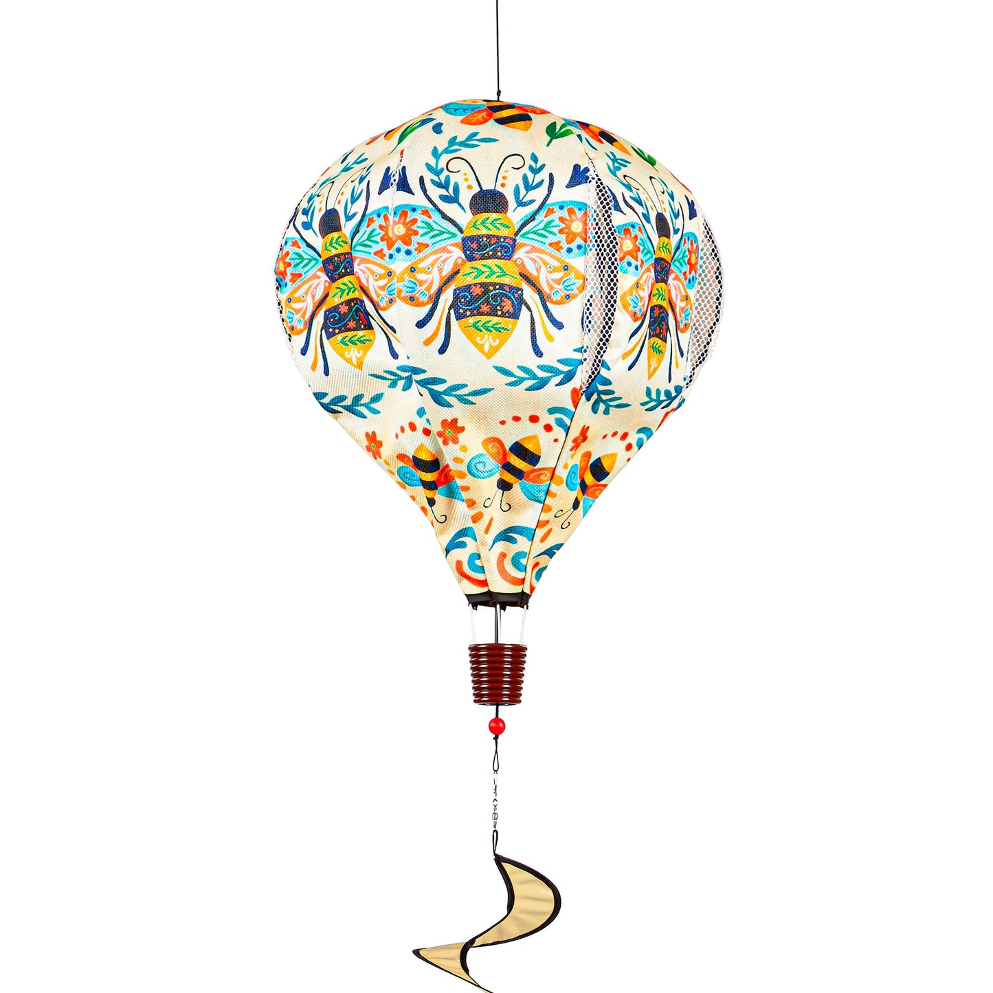 Patterned Bee Balloon Spinner