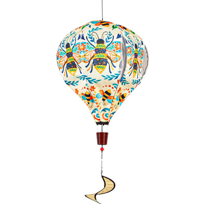 Patterned Bee Balloon Spinner