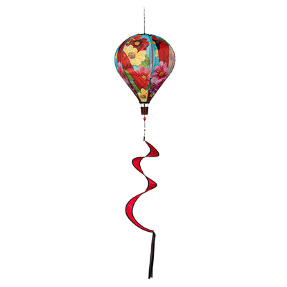 Bold Florals and Cardinal Balloon Spinner