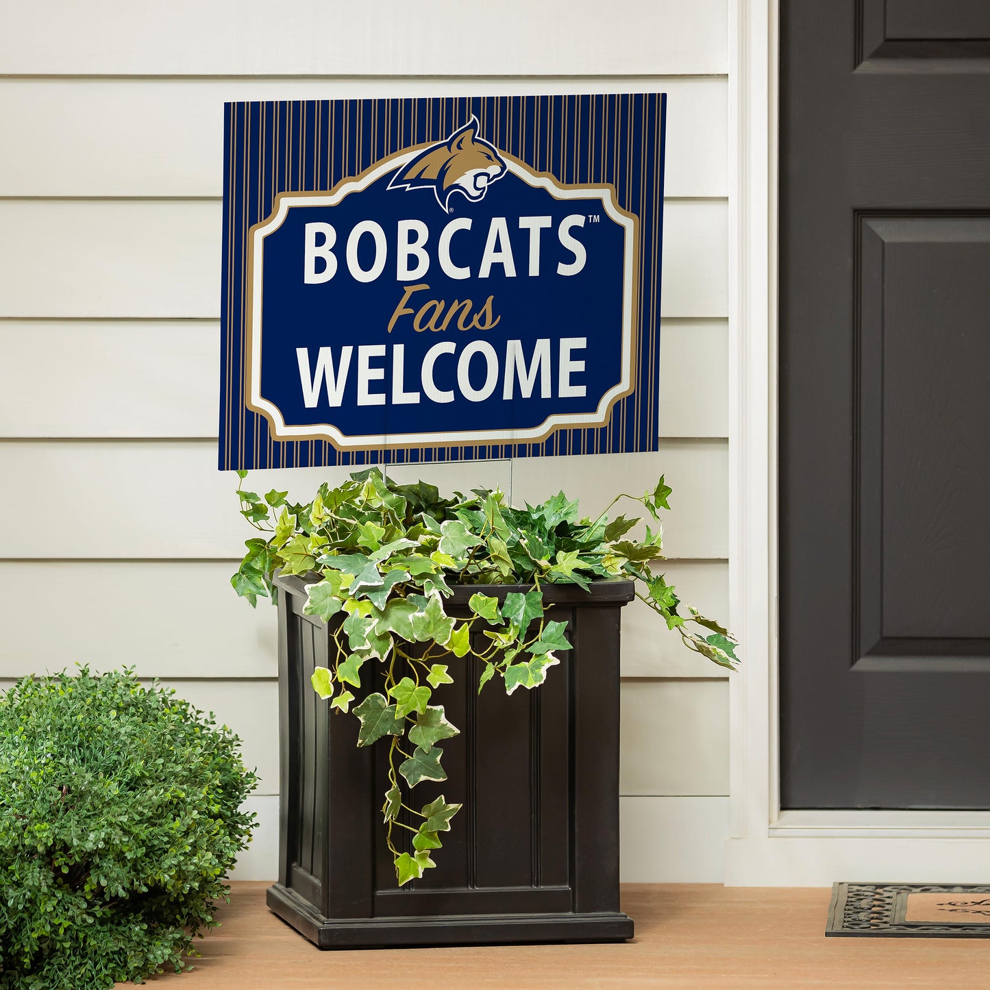 Montana State University Coroplast Yard Sign, "Fans Welcome"