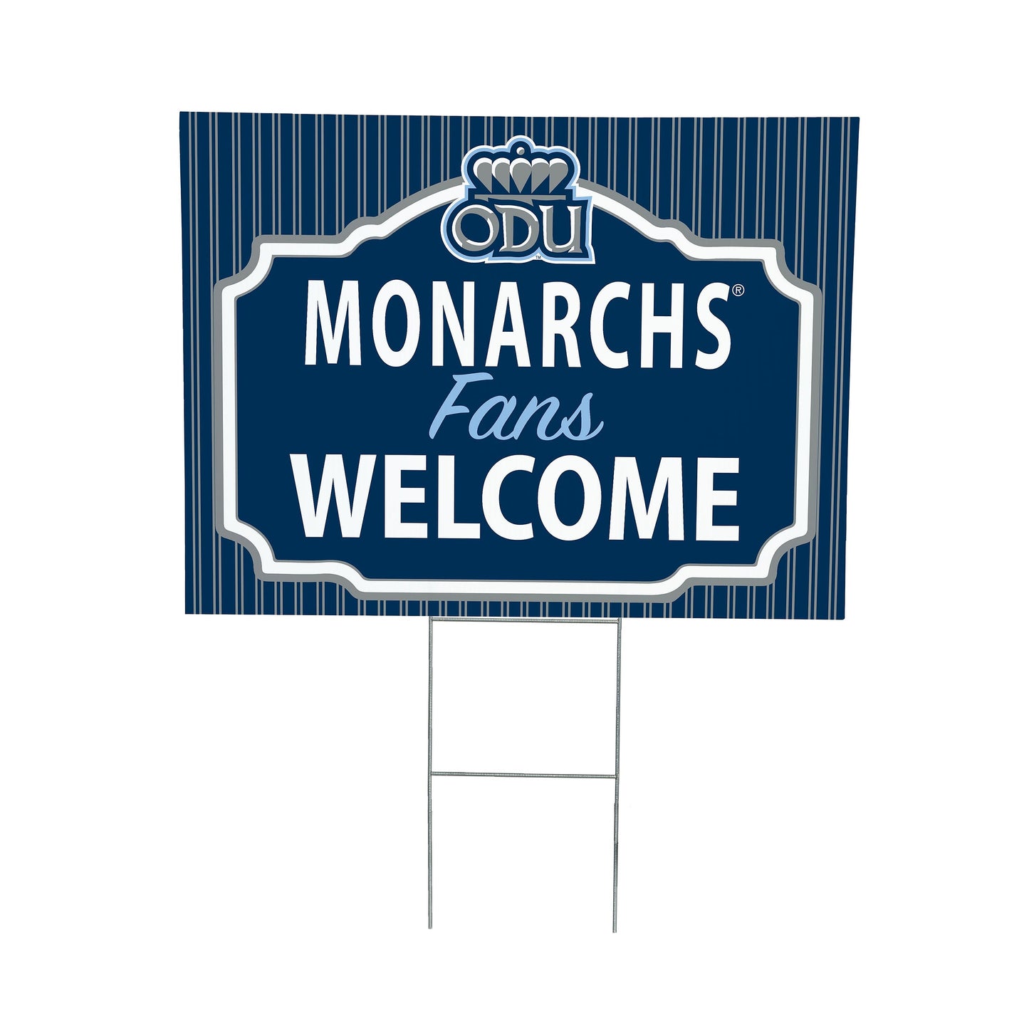 Old Dominion University Coroplast Yard Sign, "Fans Welcome"