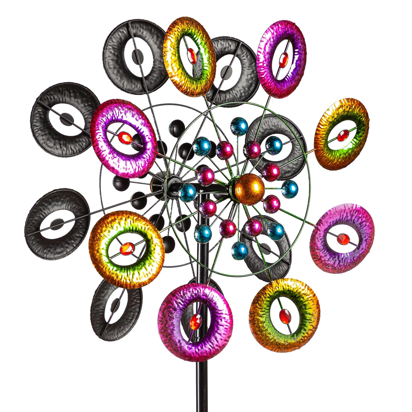 75"H Musical Notes Wind Spinner