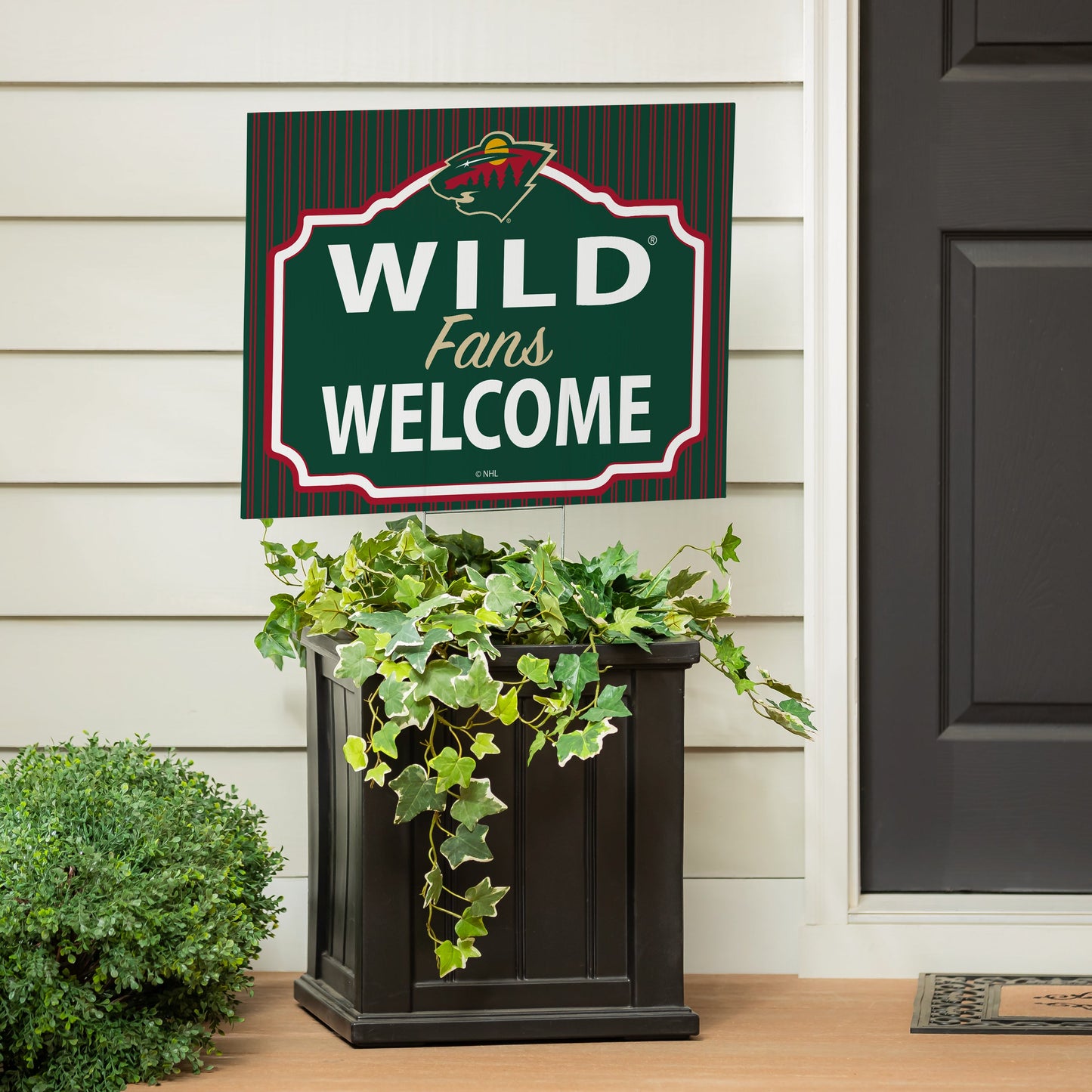 Minnesota Wild Coroplast Yard Sign, "Fans Welcome"