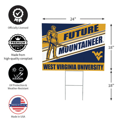 West Virginia University Coroplast Yard Sign, Future Student