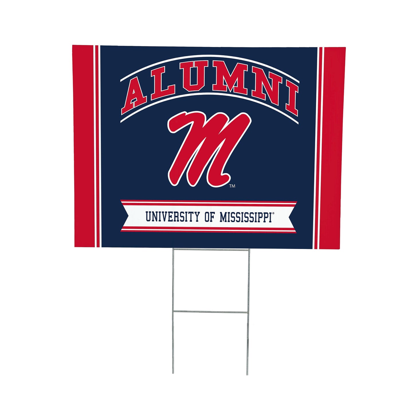 University of Mississippi Coroplast Yard Sign Alumni