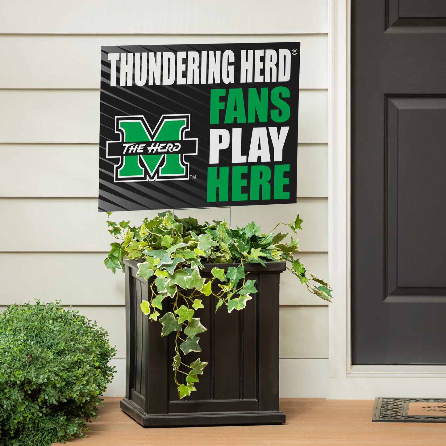 Marshall University Coroplast Yard Sign "Fans Play Here"