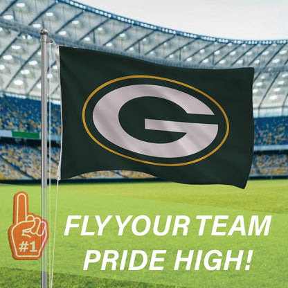 Green Bay Packers Single Sided Estate Flag with 2 Grommets, 3'x5'