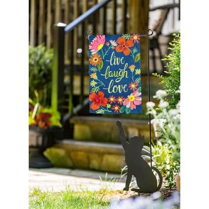 Decorative Garden Flag Stands, Cat