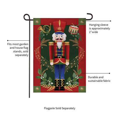 Joyful Traditions Double Sided Burlap Garden  Flag