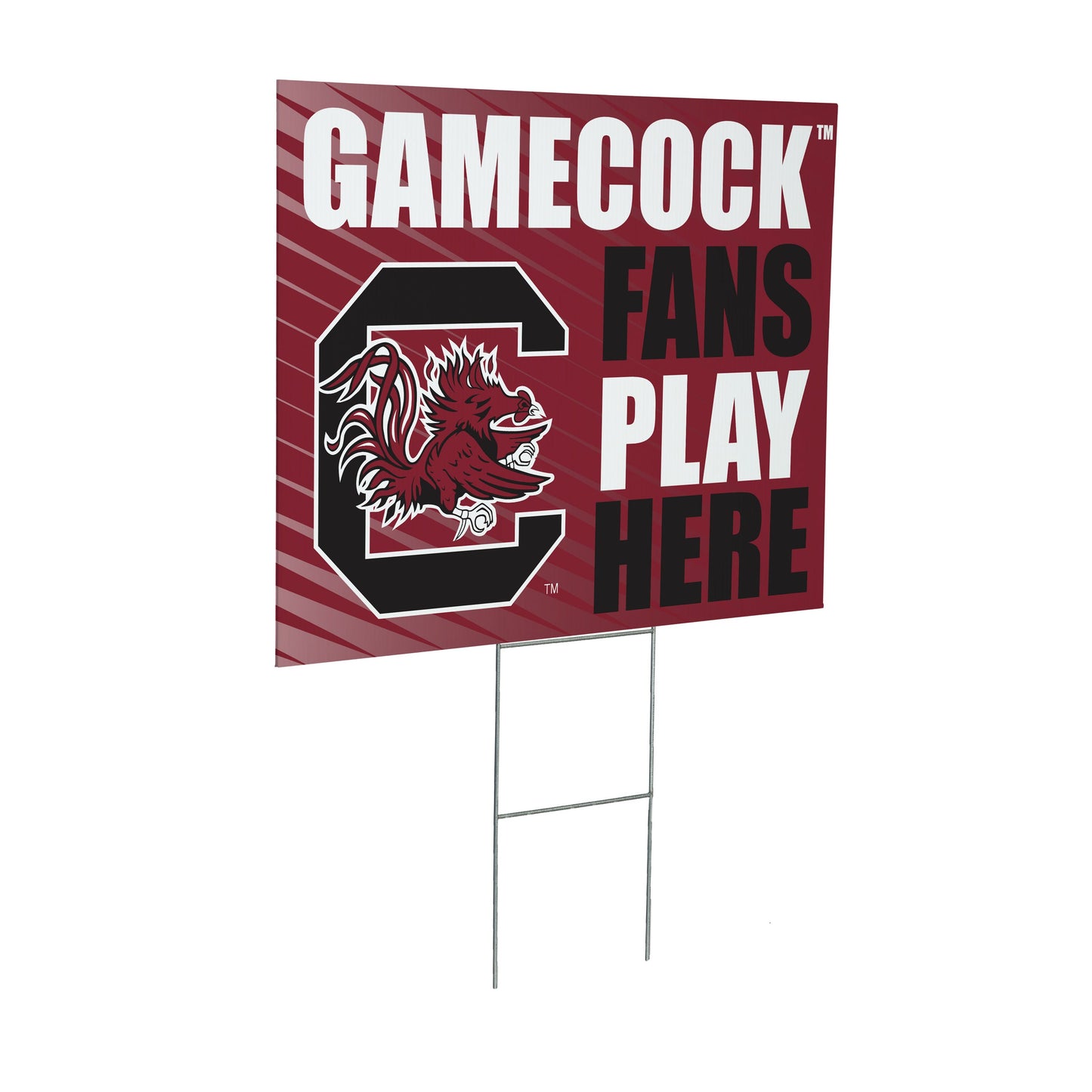University of South Carolina Coroplast Yard Sign "Fans Play Here"