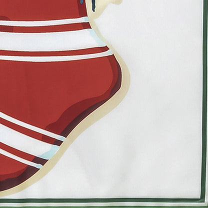 Merry Christmas Stocking Applique Garden Flag
