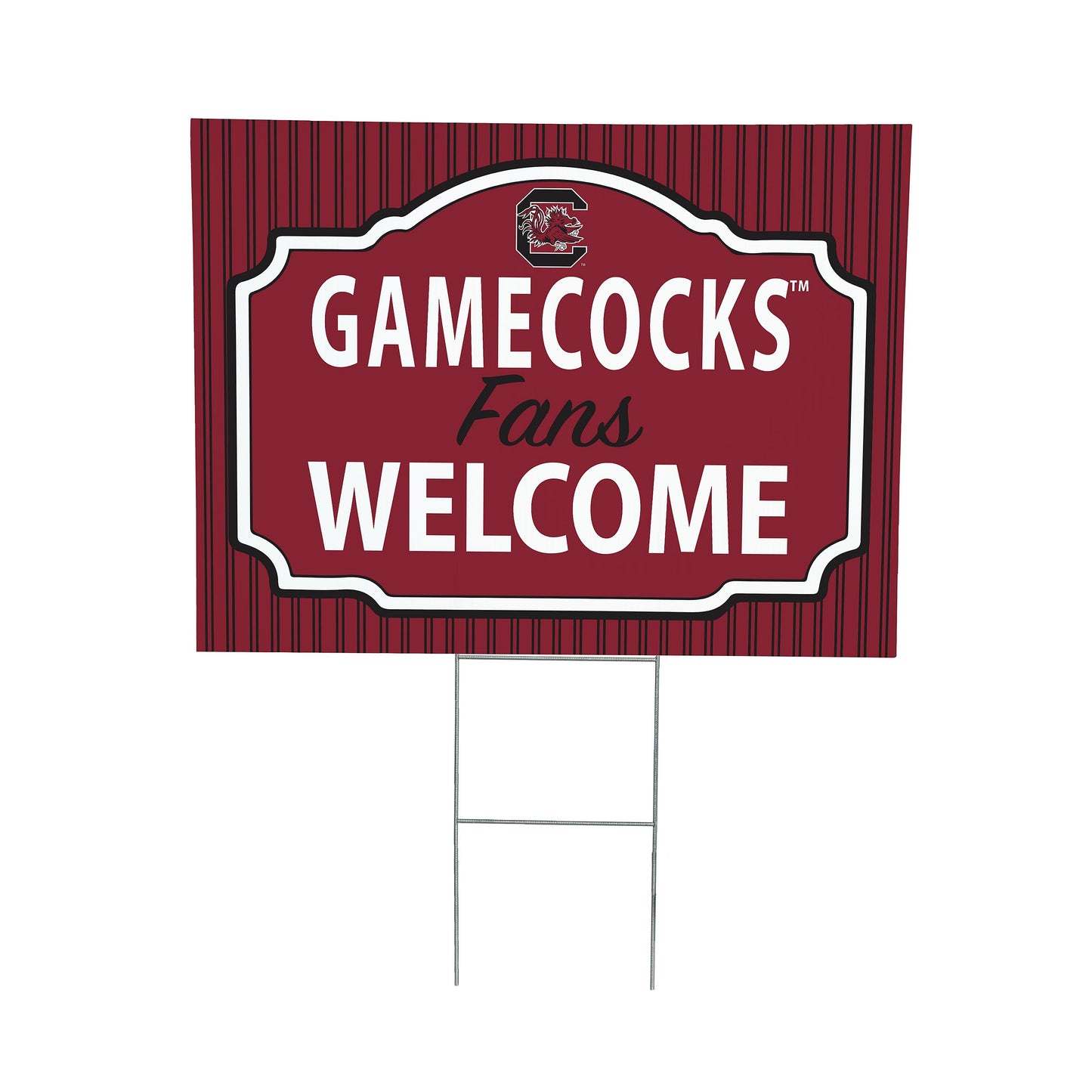 University of South Carolina Coroplast Yard Sign, "Fans Welcome"