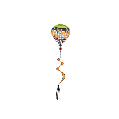 Fall Friends Burlap Balloon Spinner, Pumpkin