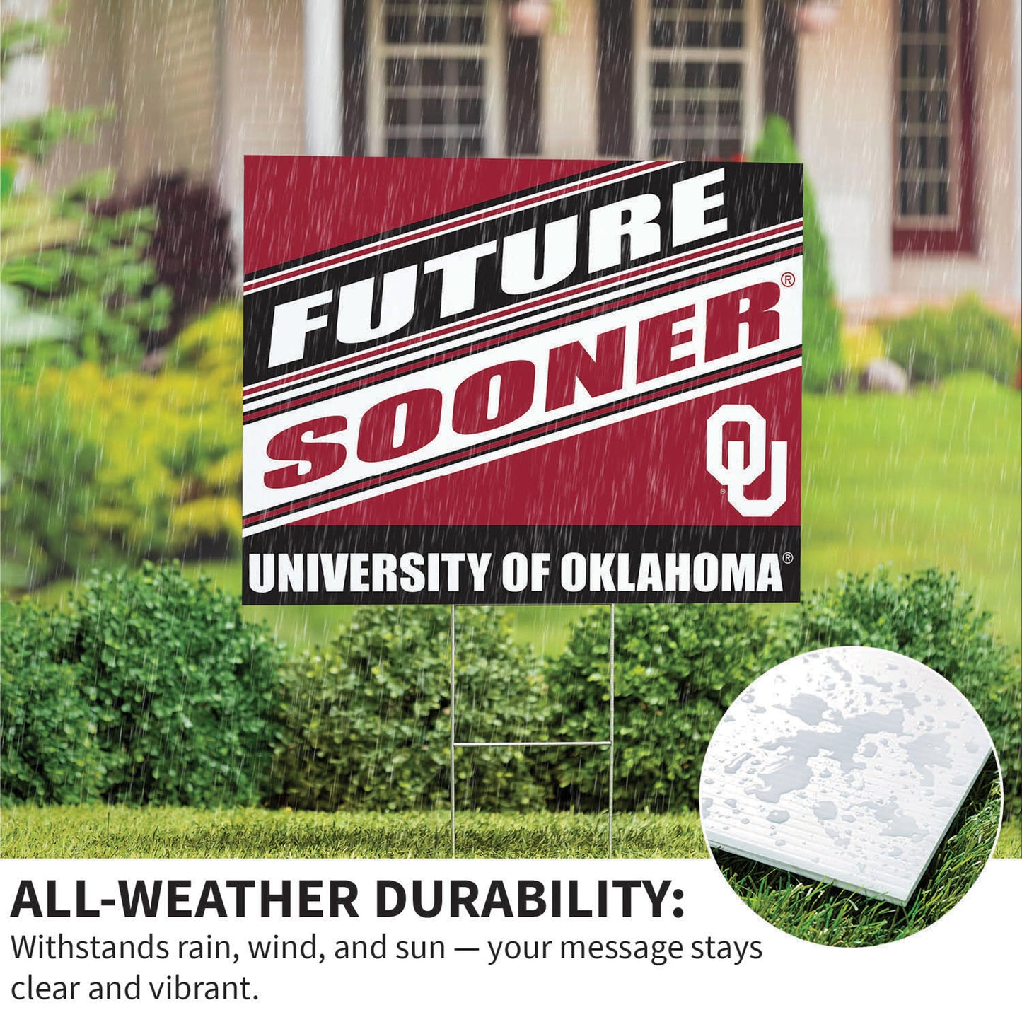 University of Oklahoma Coroplast Yard Sign, Future Student