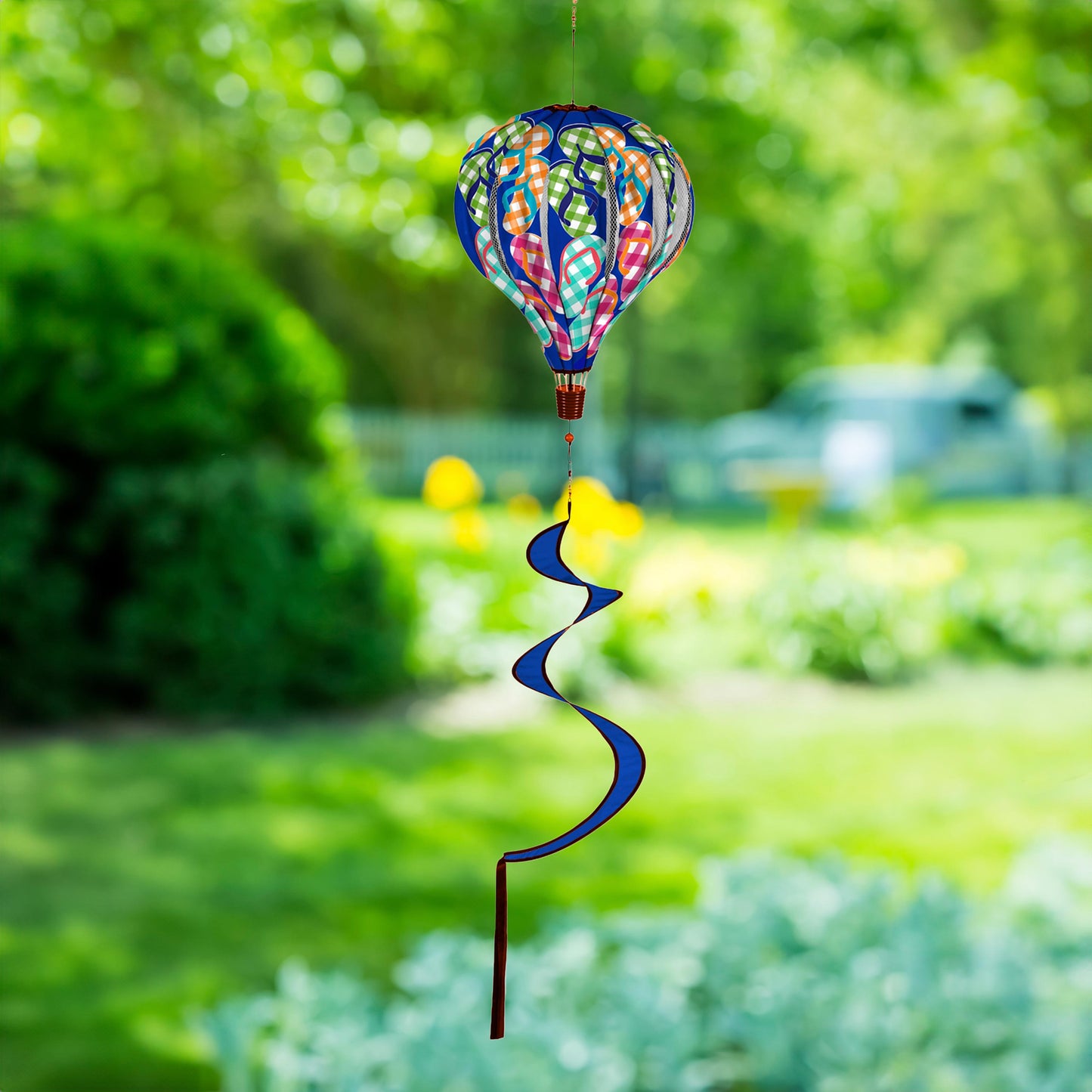 Plaid Flip Flops Balloon Spinner