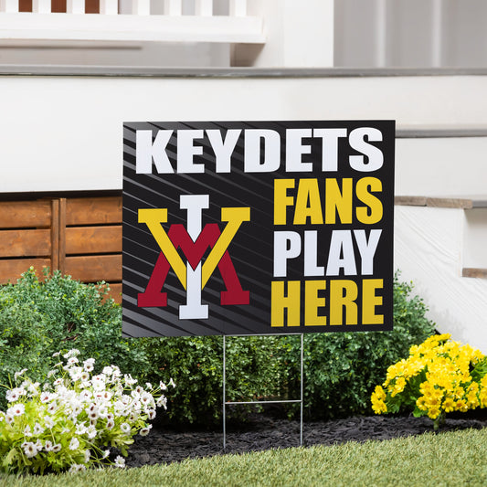 Virginia Military Institute Coroplast Yard Sign "Fans Play Here"