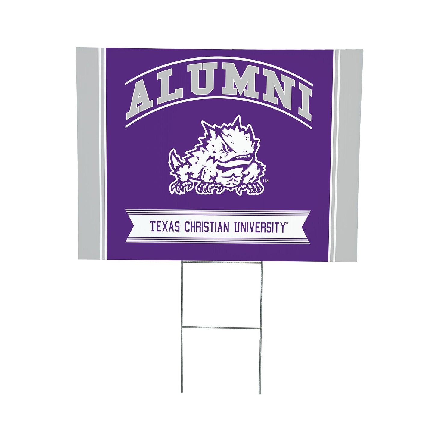 Texas Christian University Coroplast Yard Sign Alumni