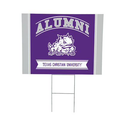 Texas Christian University Coroplast Yard Sign Alumni