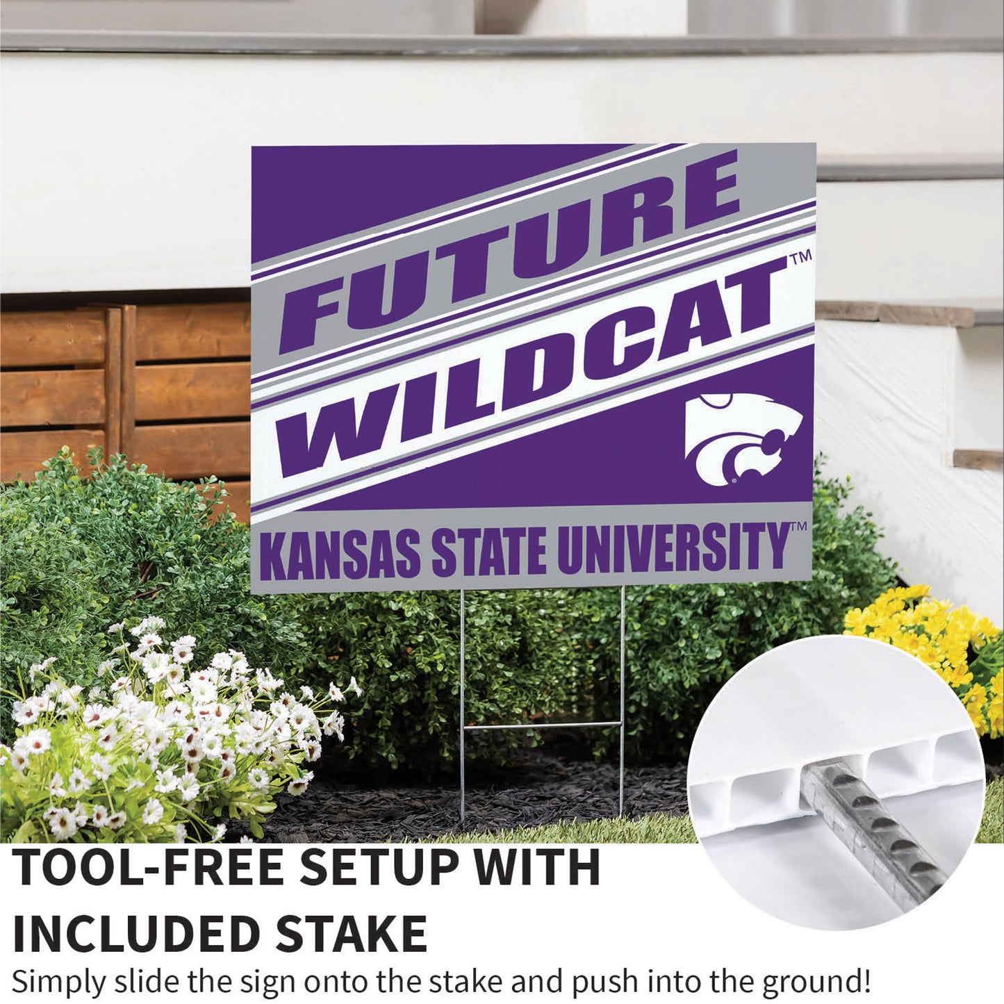 Kansas State University Coroplast Yard Sign, Future Student