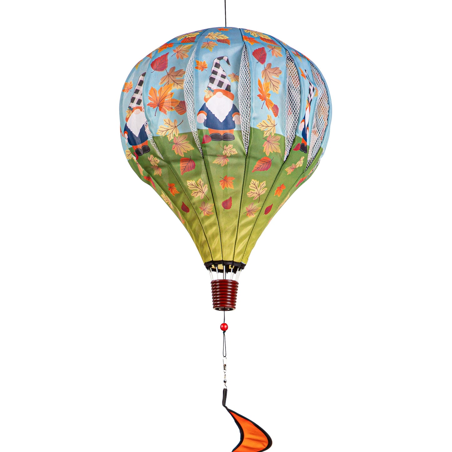 Fall Plaid Gnome Balloon Spinner