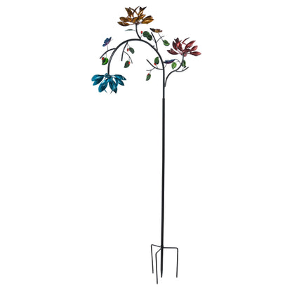 91"H Wind Spinner, Spinner Flowers